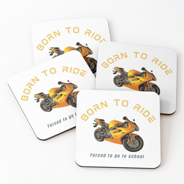 Item preview, Born to ride forced to go to school, motorcyle born to ride forced to go to school, bike born to ride forced to go to school designed and sold by nadiahaq.