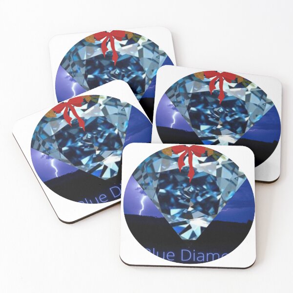 Item preview, Blue Diamond Printed Design by Prishea designed and sold by Prishea.