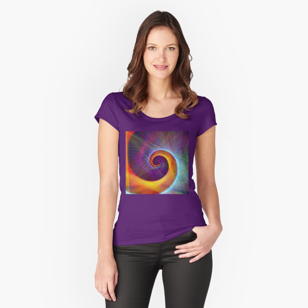 Item preview, Fitted Scoop T-Shirt designed and sold by blackhalt.