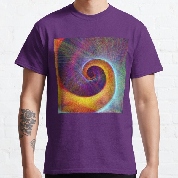 Fibonacci spiral, linify Classic T-Shirt