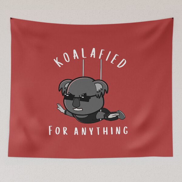 Item preview, Koalafied/Koalified For Anything Funny Koala Animal Pun designed and sold by eucagarland.