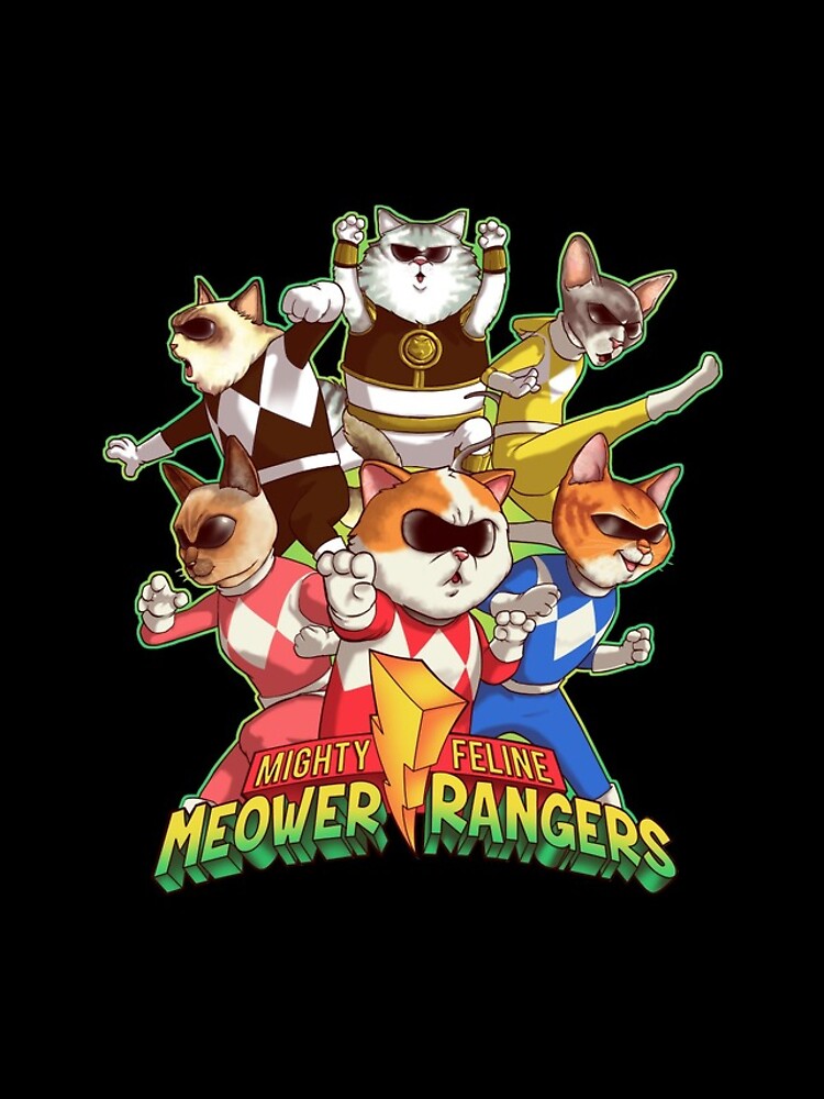 Thumbnail 5 of 5, iPhone Case, Meower Rangers designed and sold by Batang90sart.