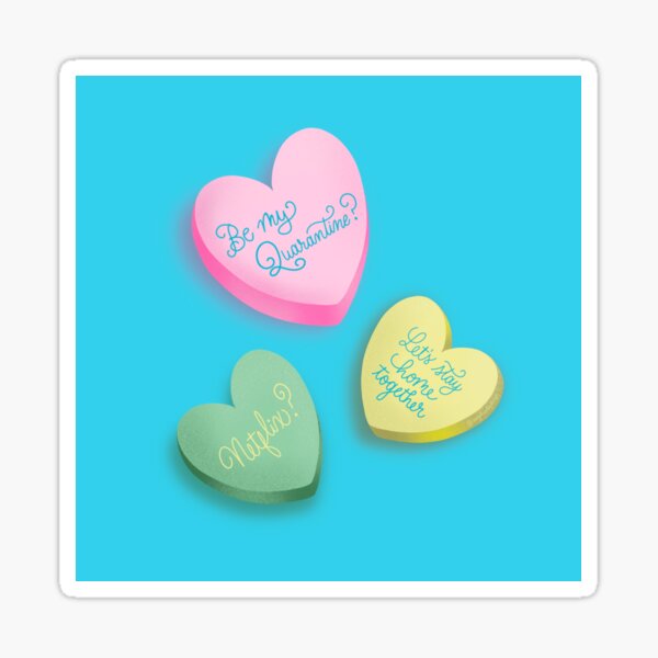 2021 Candy Hearts Sticker