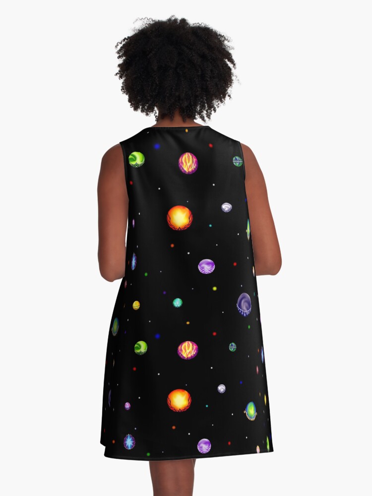 Thumbnail 3 of 4, A-Line Dress, Cradled Globes designed and sold by StephOBrien.