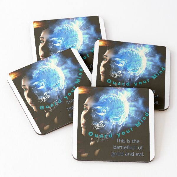 Item preview, GUARD Your Mind- This is the battlefieldd of good and evil- by Prishea-Strong Mind designed and sold by Prishea.