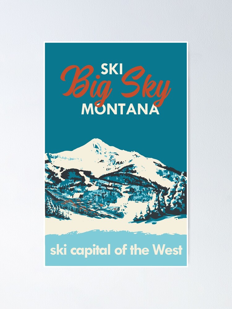 Big Sky Snow Ski T Shirt / Retro Vintage Big Sky, Mt Shirt Big Sky Snow Ski T Shirt / Retro Vintage Big Sky, Mt Shirt