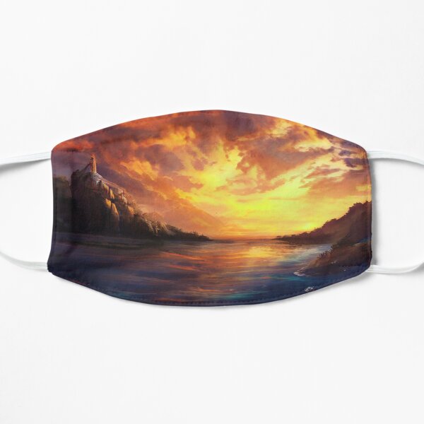 Beautiful Sunset On An Ocean Landscape Mask
