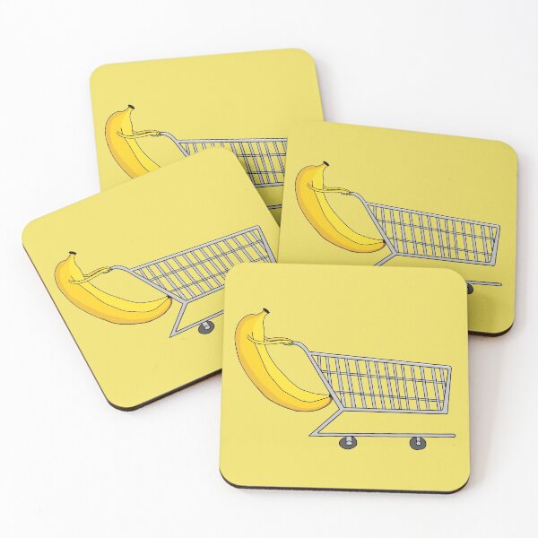 Item preview, Banana Riding a Shopping Cart designed and sold by claireture.
