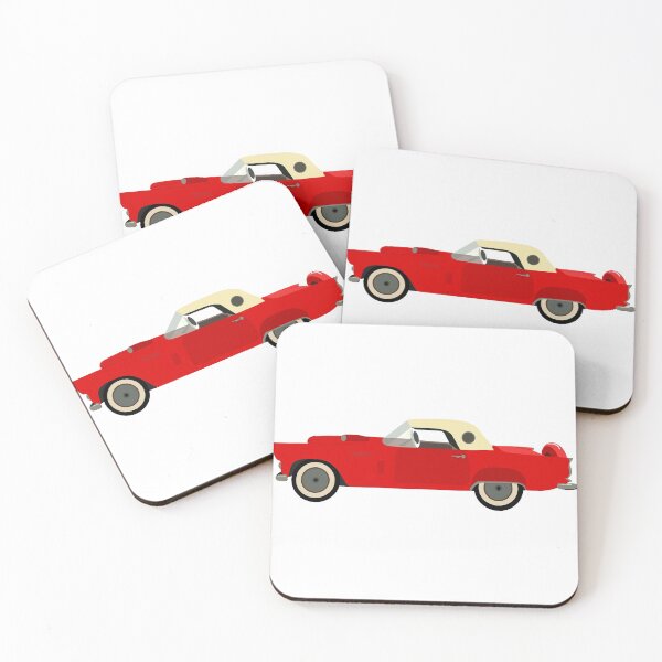 Item preview, red vintage car design designed and sold by withlovepiper.