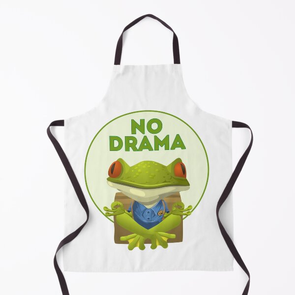 Item preview, Yoga Frog - No Drama designed and sold by MerchActually.