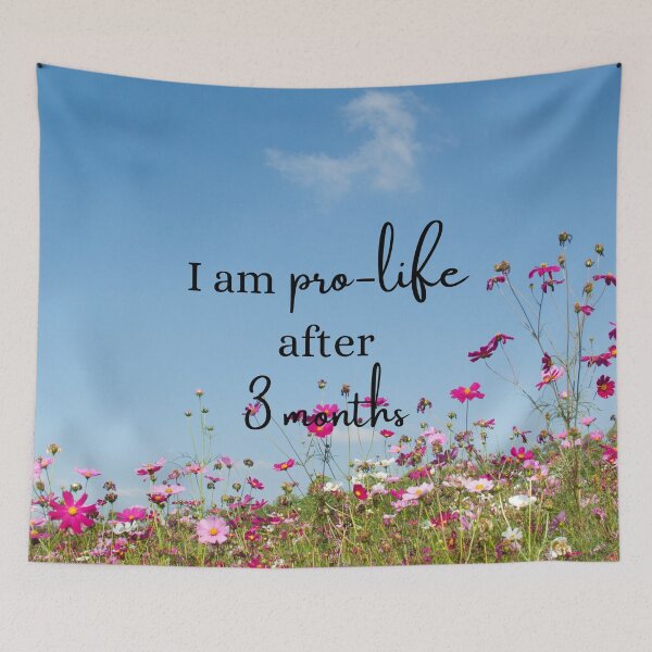 Item preview, I am Pro-Life After 3 Months designed and sold by ChristianCoding.