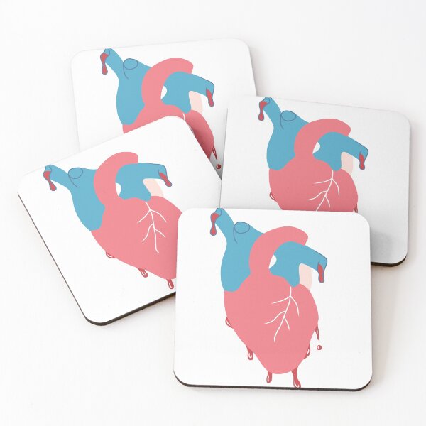 Item preview, bleeding heart (colored) designed and sold by skeleton-rat.
