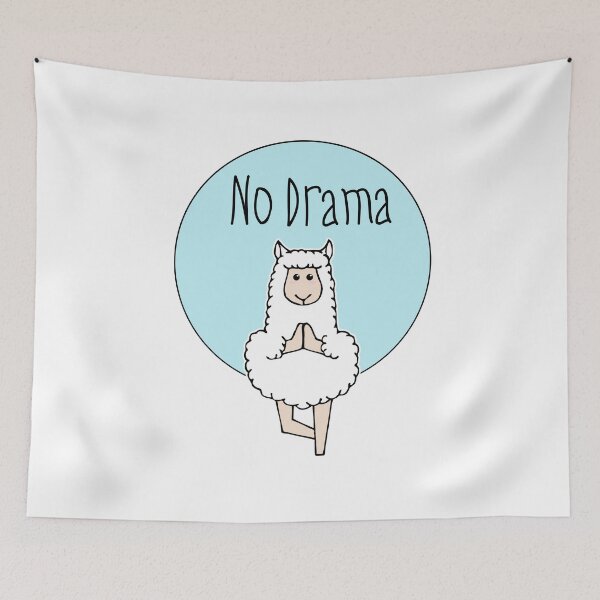 Item preview, No Drama Sheep or Lama designed and sold by MerchActually.