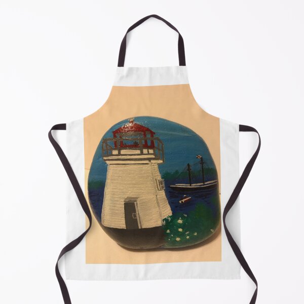 Item preview, The Bluenose sailing by the Sambro Lighthouse designed and sold by Suzgallery58.