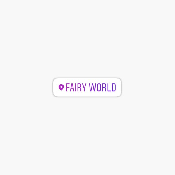 Fairy World Sticker