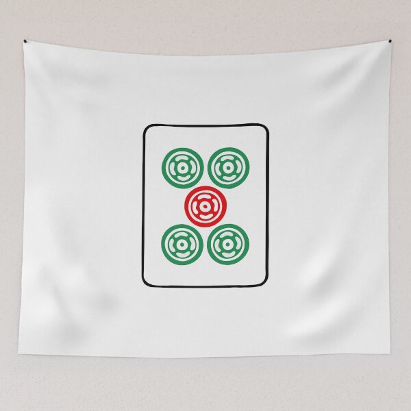 Item preview, Mahjong Tile 5 Five Vocan designed and sold by Vocan.