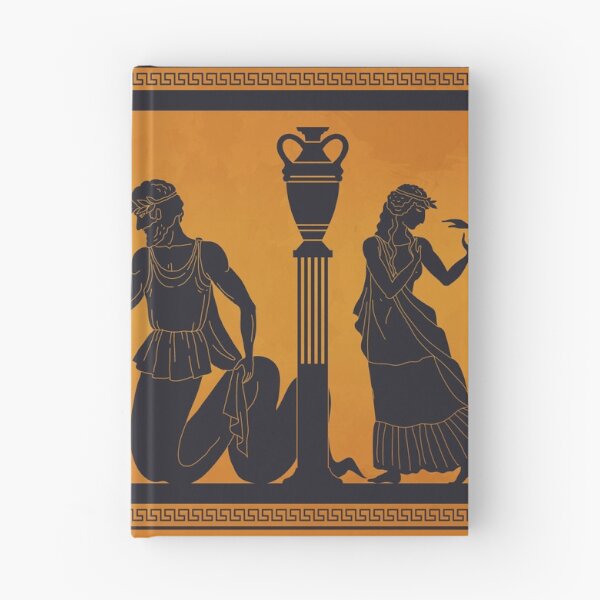 Item preview, Ancient Greek mythology. Black silhouettes people and gods  designed and sold by atlastroy.