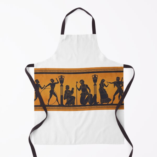 Item preview, Ancient Greek mythology. Black silhouettes people and gods designed and sold by atlastroy.