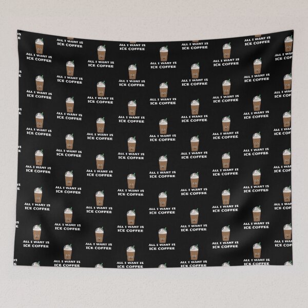 Item preview, All I Want Is Ice Coffee designed and sold by Sansmalice.