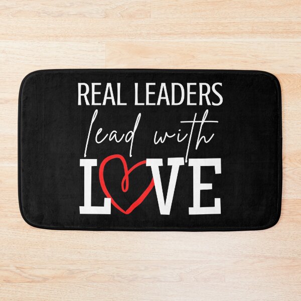 Item preview, Real Leaders Lead With Love Heart  designed and sold by PoliticalJam.
