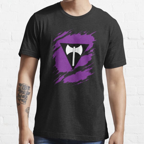 Lesbian Labrys Pride Flag Ripped Reveal T Shirt For Sale By Valador