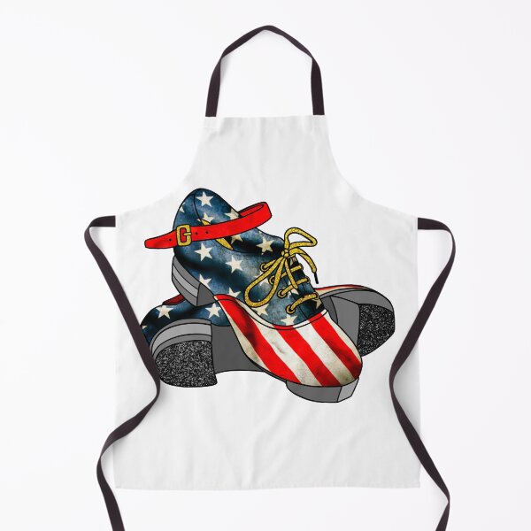 Item preview, USA Irish Dance Shoes | America Stars Stripes Flag Jig Shoes designed and sold by theBlueKazoo.