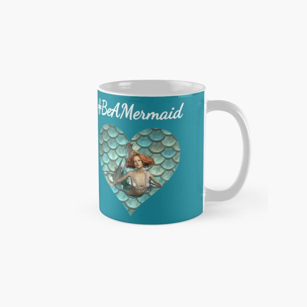 Artikel-Vorschau von # BeAMermaid Mermaid Scale Herz blaugrün und türkis, designt und verkauft von TheButtonCrew.