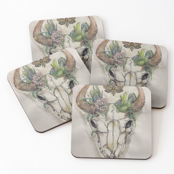 Item preview, Cow Skull and Cactus designed and sold by NahmasteNicole.