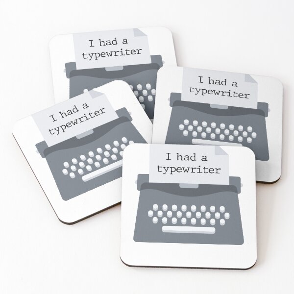 Item preview, typewriter designed and sold by NiceShirtY.