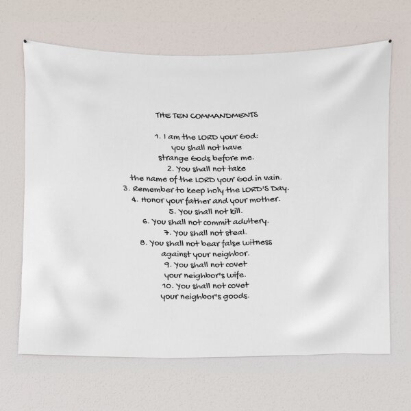 Item preview, The Ten Commandments  designed and sold by Lupappdesigns.