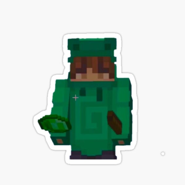 Karl Jacobs Mrbeast Minecraft skin Sticker for Sale by dolapot