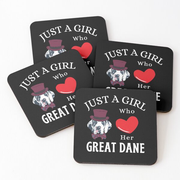 Item preview, Just a Girl Who Loves Her Great Dane Dog Lover designed and sold by FOGODesigns.