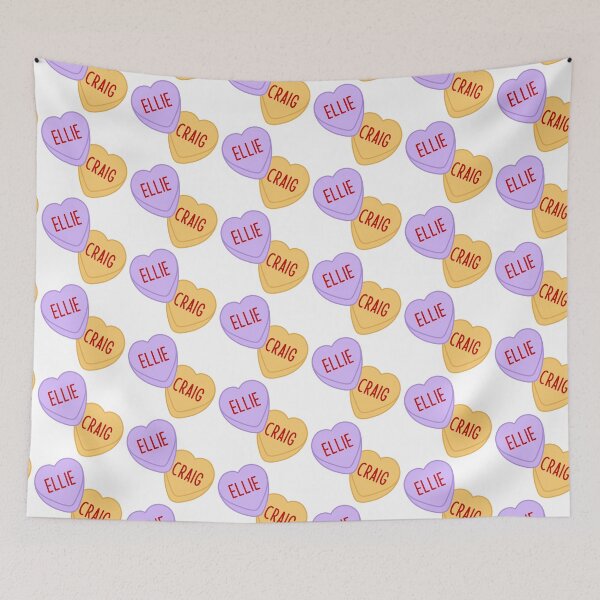 Item preview, Craig & Ellie Candy Hearts designed and sold by jesimink.