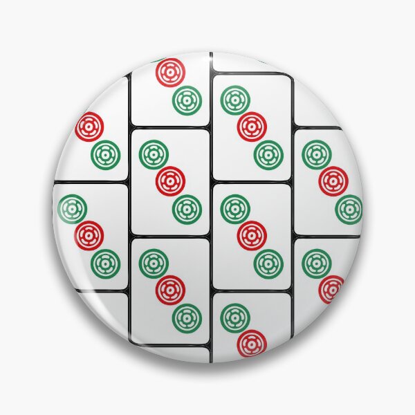 Item preview, Pattern Mahjong Tile 3 Three Vocan designed and sold by Vocan.