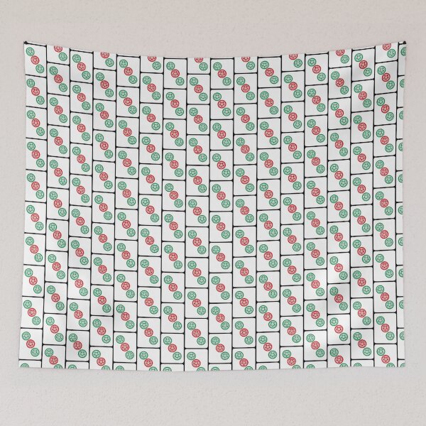 Item preview, Pattern Mahjong Tile 3 Three Vocan designed and sold by Vocan.
