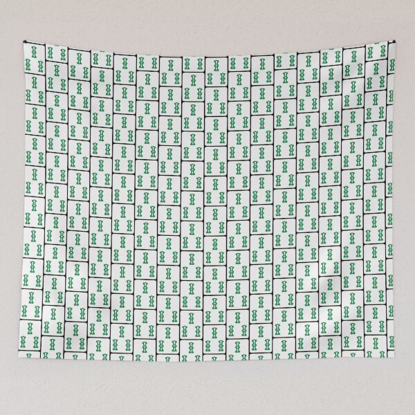 Item preview, Pattern Mahjong Tile 3 Three Vocan designed and sold by Vocan.