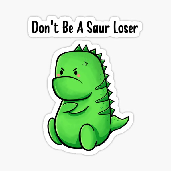 Item preview, Grumpy dinosaur designed and sold by ShanelleKan.