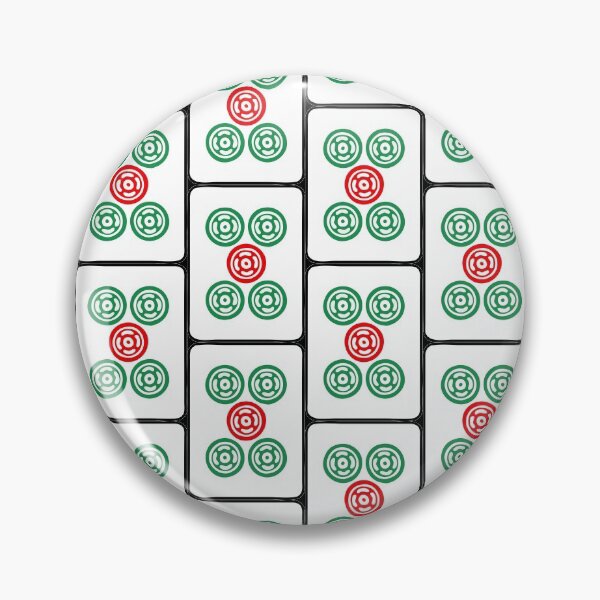 Item preview, Pattern Mahjong Tile 5 Five Vocan designed and sold by Vocan.