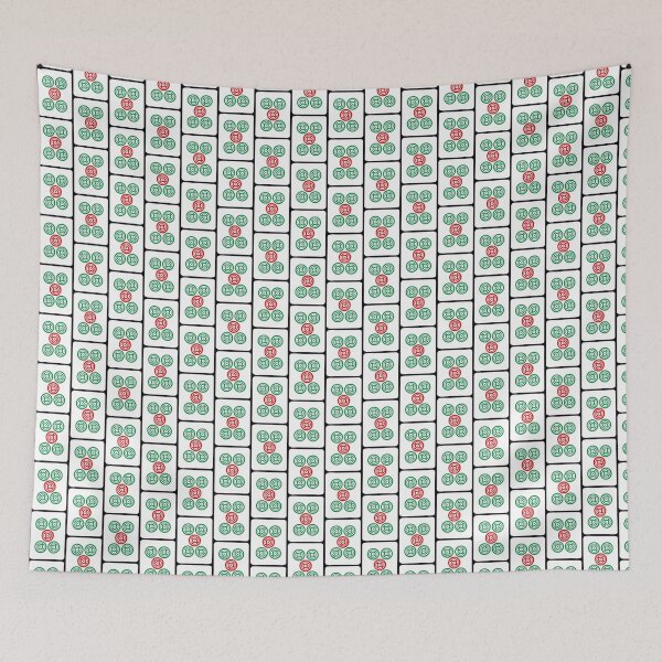 Item preview, Pattern Mahjong Tile 5 Five Vocan designed and sold by Vocan.