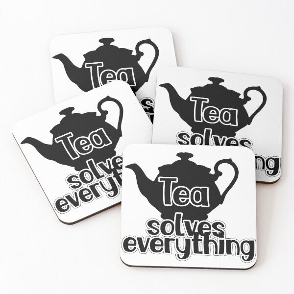 Item preview, tea solves everything designed and sold by Kybruno's Creations.