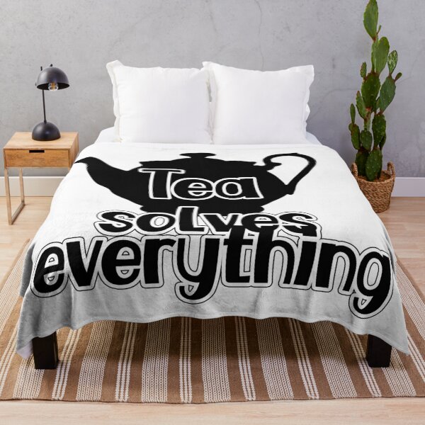 Item preview, tea solves everything designed and sold by Kybruno's Creations.