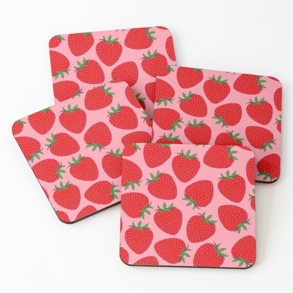 Item preview, Strawberry Print Mask designed and sold by SimpleArt1.