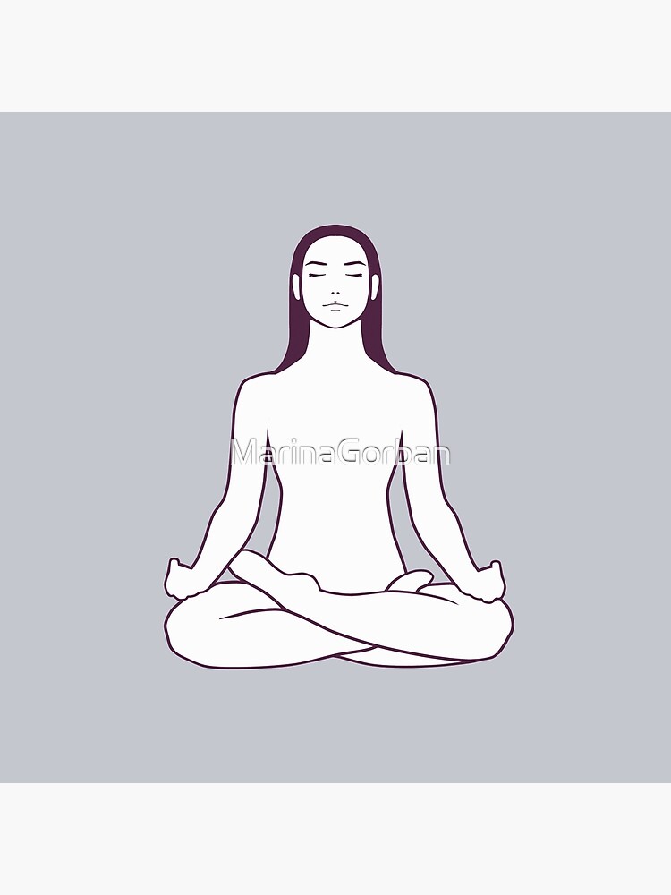 Continuous Line Drawing Of Woman Sitting Cross Legged Meditating Yoga  Vector Illustration With Active Stroke Stock Illustration - Download Image  Now - iStock