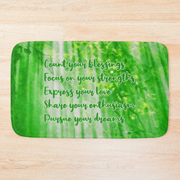 Item preview, Count Your Blessings, Focus On Your Strengths, Light over Woods designed and sold by iASunshine.