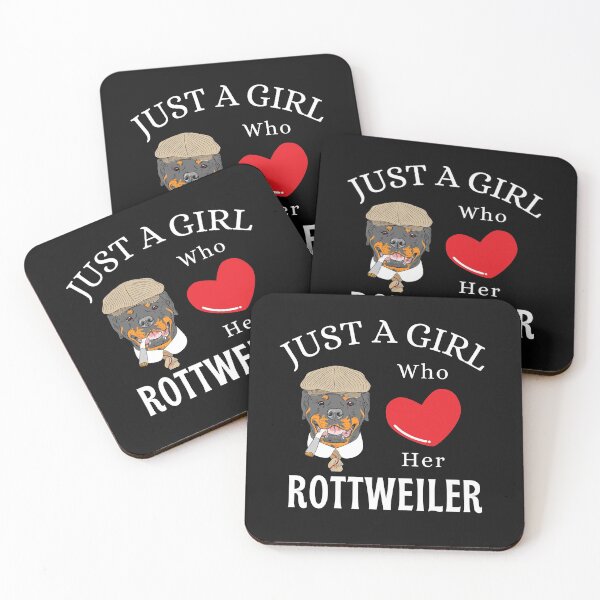 Item preview, Just a Girl Who Loves Her Rottweiler Dog Lover designed and sold by FOGODesigns.