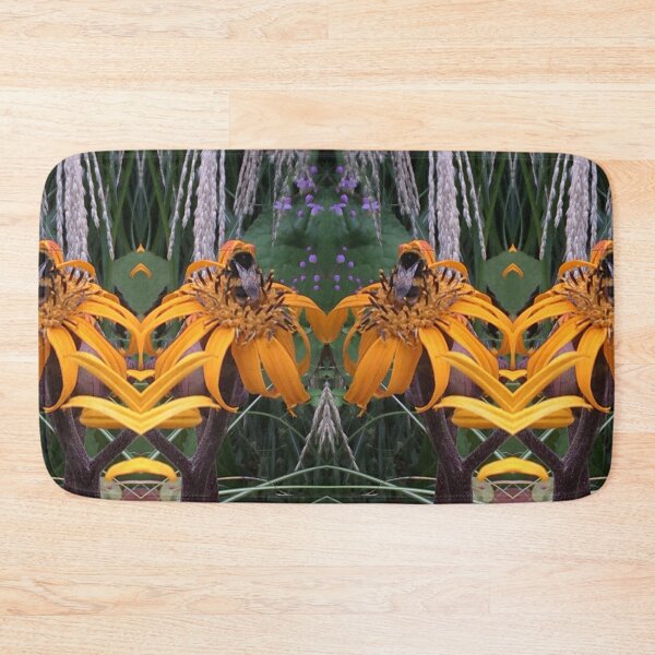 Item preview, Bee Love - Love Together in the Orange Daisies, Gathering Nectar designed and sold by RoseAromas.