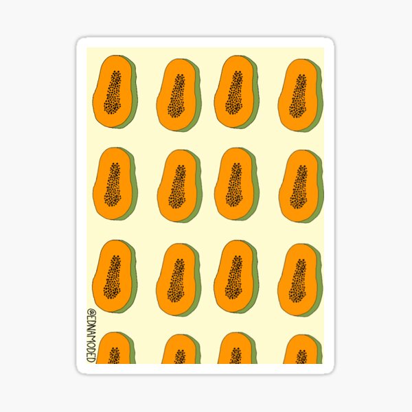 "Maya Papaya" Sticker for Sale by Ednam0ded Redbubble