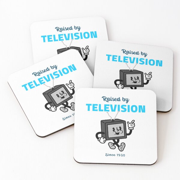 Item preview, Retro Raised by Television since 1930 designed and sold by LidaRayArt.