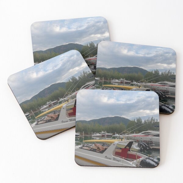 Item preview, Marina surrounded by mountains designed and sold by PitakChai93.
