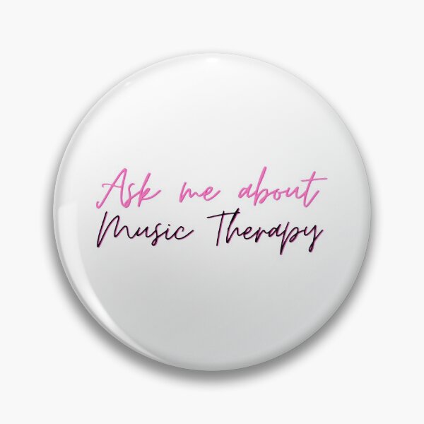 Item preview, Ask Me About Music Therapy (Pink Script) designed and sold by MegMcCreations.